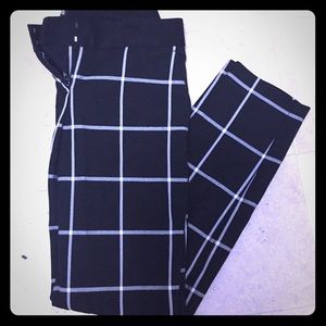 Plaid dress pants from Express
